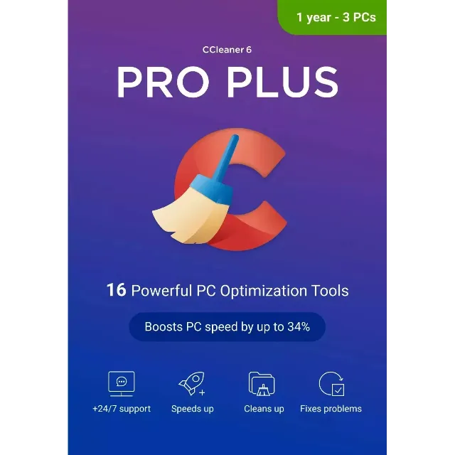 Ccleaner professional plus Key 2025 1 year 1 Devices