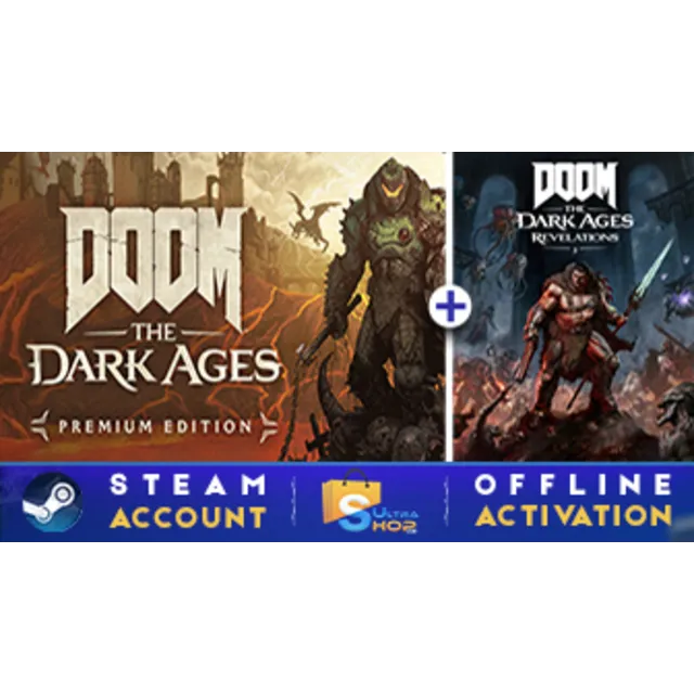 🚀DOOM: The Dark Ages Premium Edition + DLC Revelations - Steam Offline ⚡
