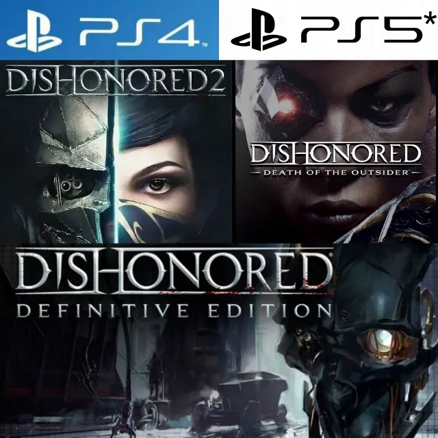 Dishonored 1&amp;2 + Death Outsider PS4|5* Аренда от 7 дней