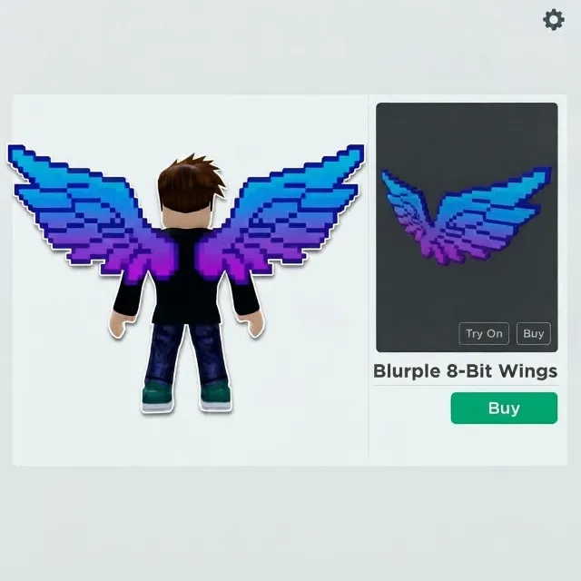 Roblox Blurple 8-Bit Wings Ключ- Глобальный - PS/Xbox/мобильных устройств/ПК