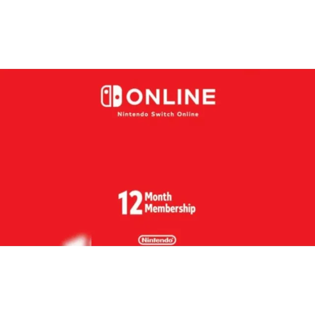 Nintendo Switch Online 12 Month USA Gift Card