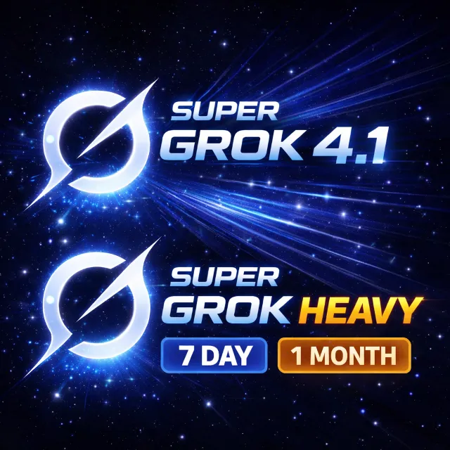SUPER GROK 4 - HEAVY AI: личный аккаунт на  7 дней /1 месяц