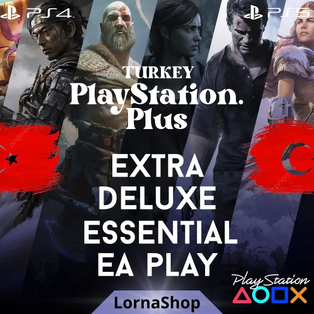 🇹🇷 PS Plus Turkey: Deluxe/Extra/Essential/EA Play 🔥