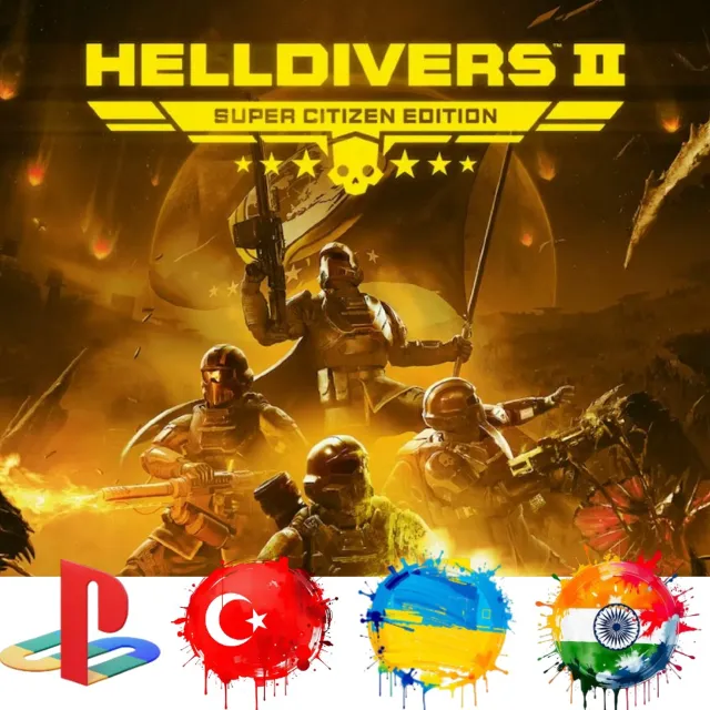 HELLDIVERS 2 Super Citizen PS5/Турция/Украина/Индия/PS