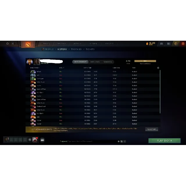 8158MMR мейн пул, 65 уровень трофея, 2600 игр