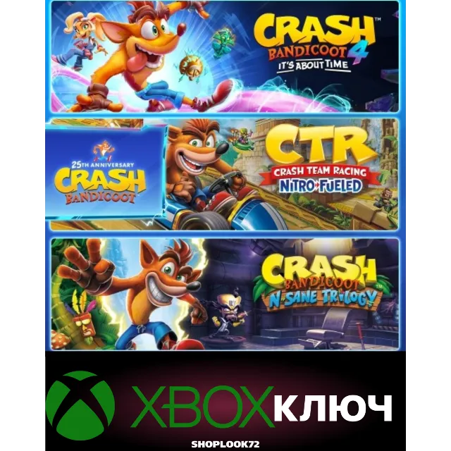 🟢Crash Bandicoot™ - юбилейный набор Crash XBOX КЛЮЧ🔑
