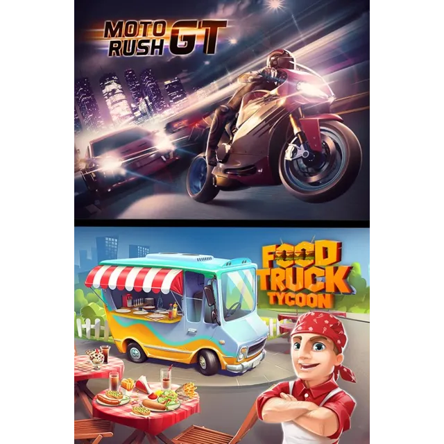 ✅ Moto Rush GT + Food Truck Tycoon Xbox активация