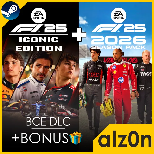 ・F1 25 - Iconic + 2026 Season Pack + ПОДАРОК・STEAM・