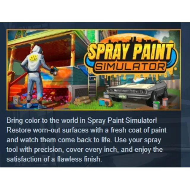 Spray Paint Simulator АВТОДОСТАВКА STEAM GLOBAL МГНОВЕННО ЛИЦЕНЗИЯ