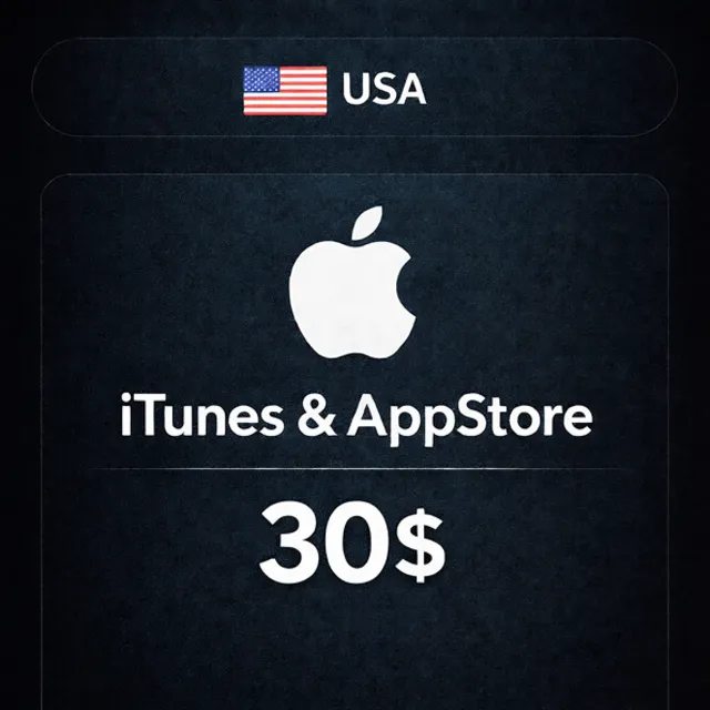 🍎 Подарочная карта Apple iTunes (USA) 30$