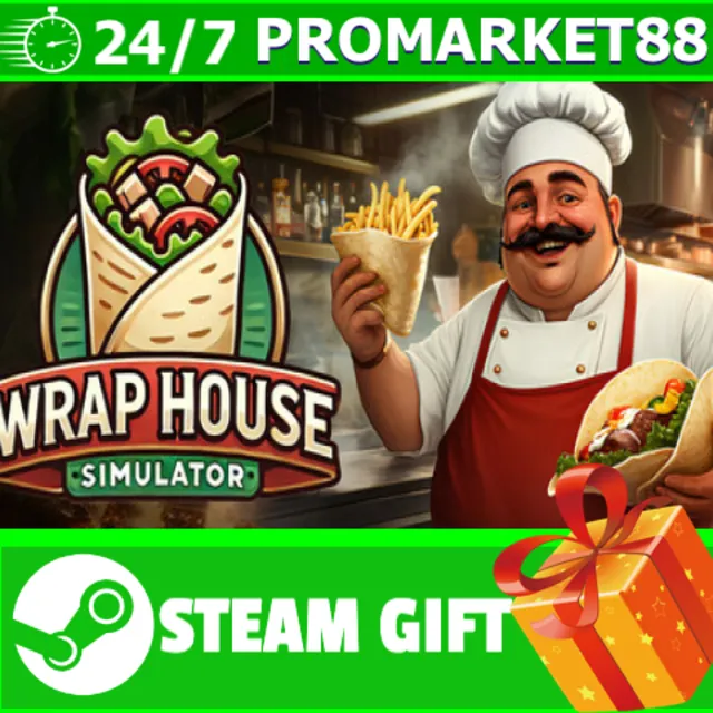 ⭐️ВСЕ СТРАНЫ+РОССИЯ⭐️ Wrap House Simulator🌯 STEAM GIFT