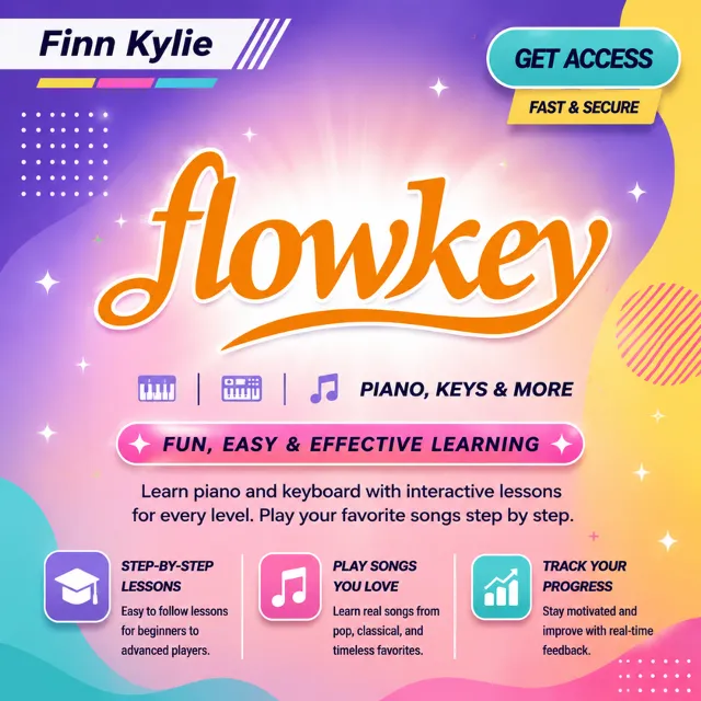 Подписка на аккаунт Flowkey Premium 1-12 мест