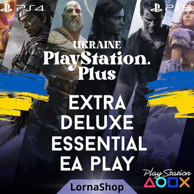 🇺🇦 PS Plus UA 1-12 мес + EA Play |Все типы подписок🔥