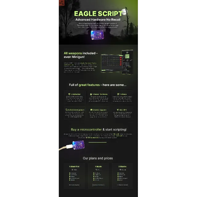 Скрипт Eagle — Аппаратная версия, 1 неделя