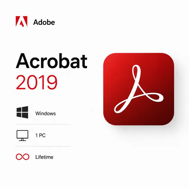 Adobe Acrobat Pro DC 2019 ОС Windows 1 PC 🔄Lifetime🔄