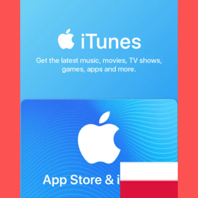 APPLE APP STORE &amp; ITUNES PL 200 PLN ПОДАРОЧНАЯ КАРТА ПОЛЬША
