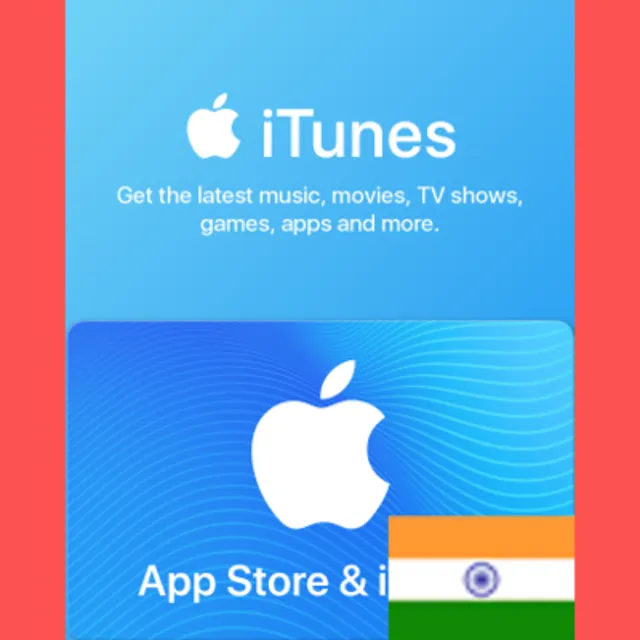 APP STORE &amp; ITUNES IN 500 INR КАРТА ПОПОЛНЕНИЯ ИНДИЯ