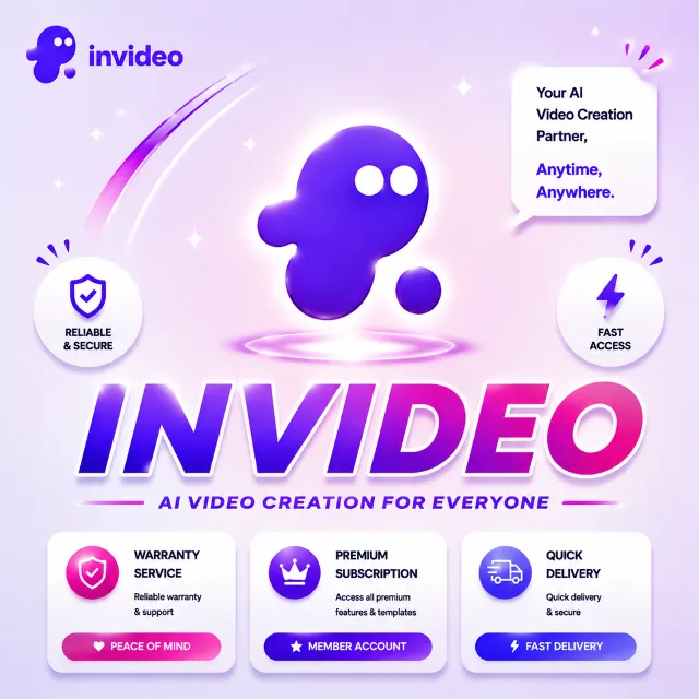 Invideo AI - Стартовый план Подписка 1 месяц - личный кабинет