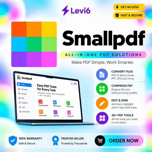 Общий аккаунт SmallPDF Pro 7дней