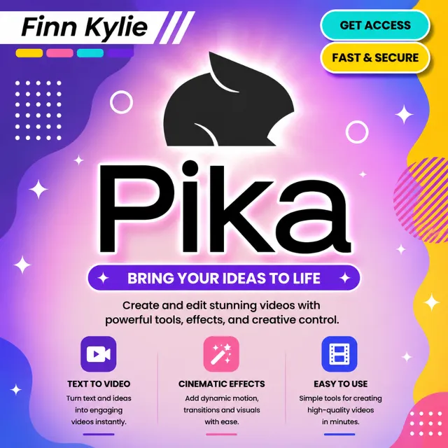 Pika  ai| Стандартная, Pro, Модная подписка 1Месяц