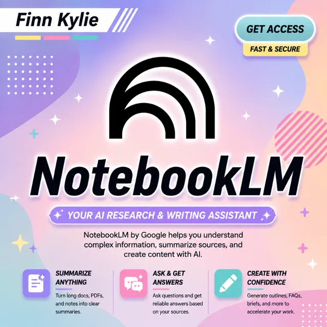 NoteBooklm Pro Plan Подписка 1 месяца