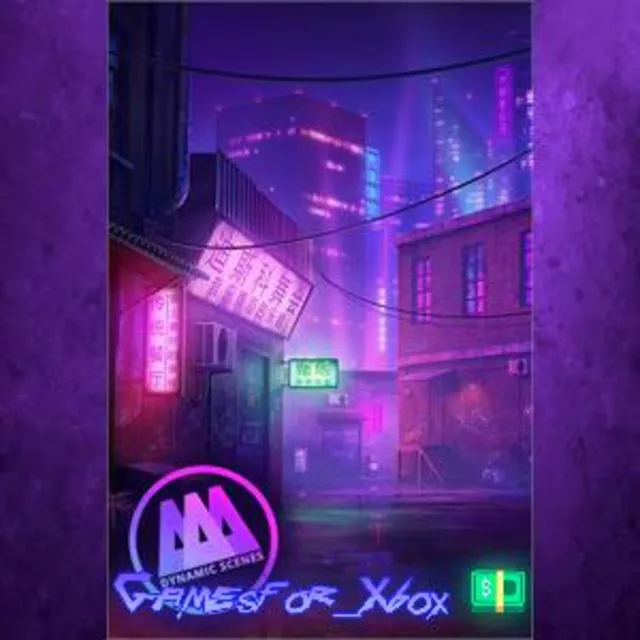 ☀️AAA Dynamic Scenes - Neon Metropolis Alley Dynamic Scene XBOX DLC