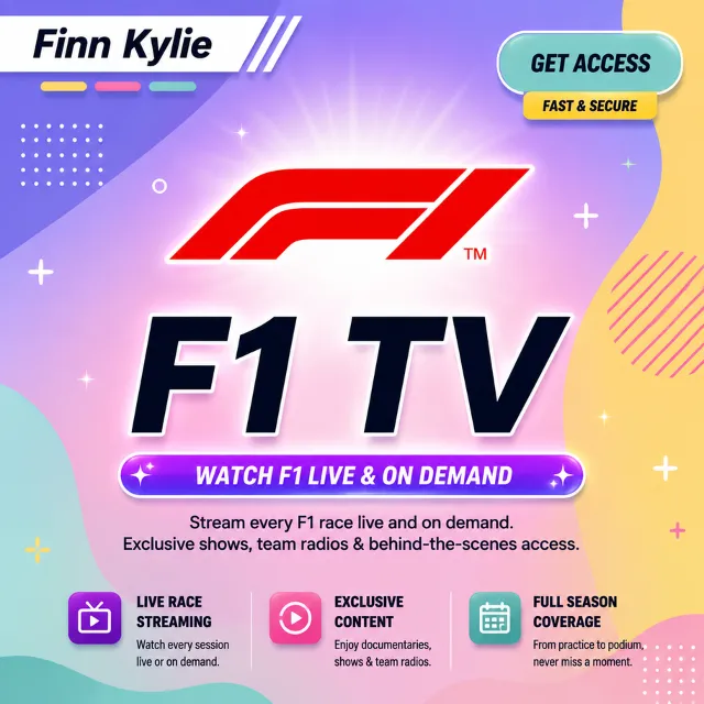 F1 TV/F1TV Pro Подписка 1 месяц, быстрая доставка