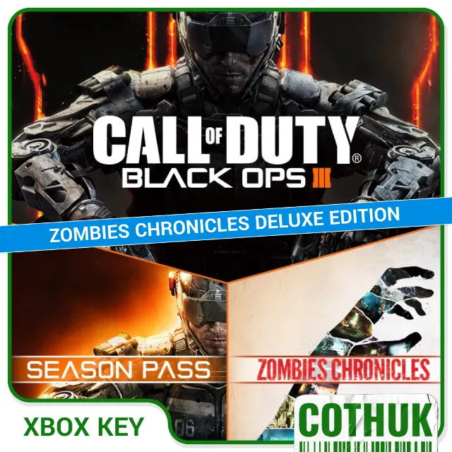 CALL OF DUTY: BLACK OPS III ZOMBIES DELUXE XBOX КЛЮЧ