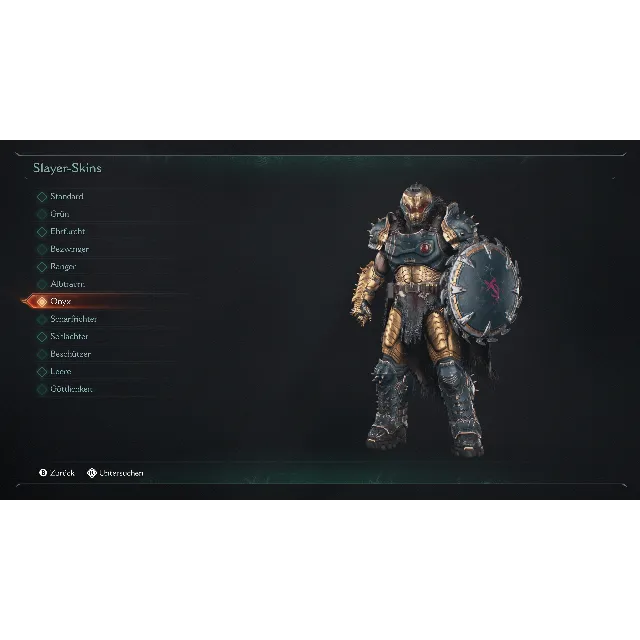 DOOM The Dark Ages DLC Onyx Slayer Skin (Bethesda)
