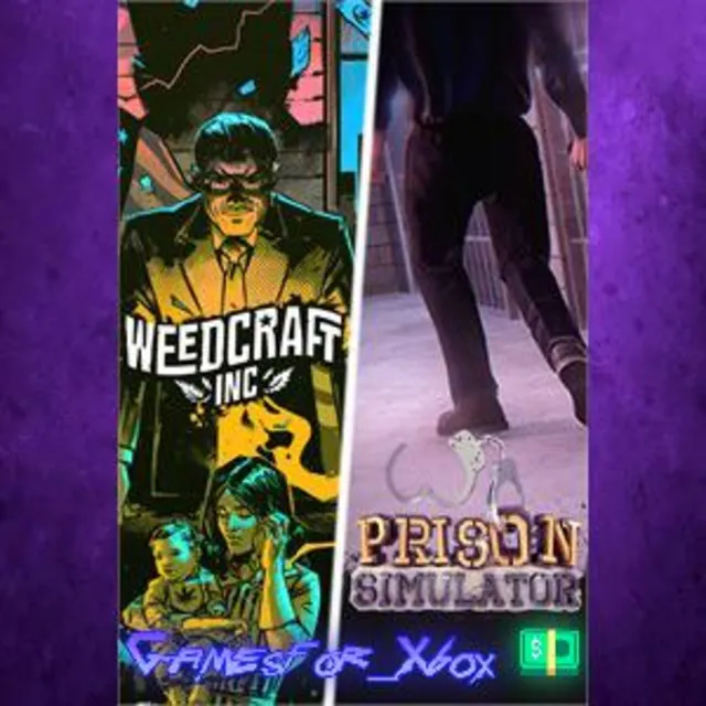 ☀️Crime and Punishment Bundle Prison Simulator &amp; Weedcraft Inc XBOX