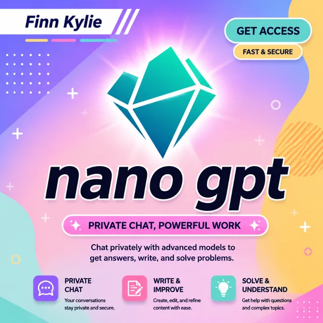 Подписка на NanoGPT PRO + пополнение 1 МЕСЯЦ