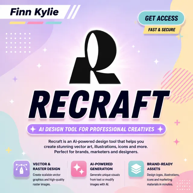 Подписка Recraft Ai Basic/Pro на 1 месяц на вашем аккаунте