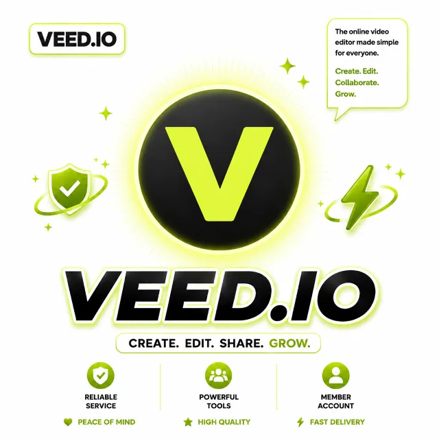 ПОДПИСКА НА VEED.IO / VEED AI 1 МЕСЯЦ