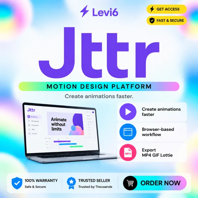 Jitter studio Pro/Team подписка на 1 месяц на