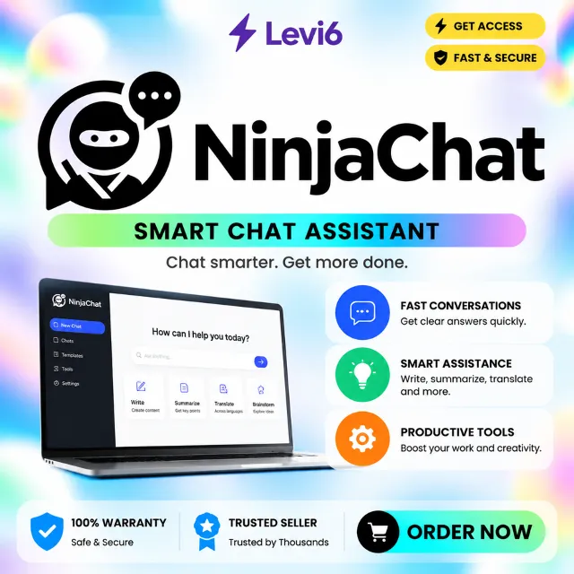 Подписка на NINJACHAT.AI — 1 МЕСЯЦ 丨NINJACHAT AI