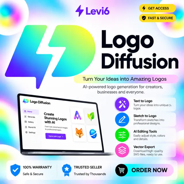 Подписка Logo Diffusion BASIC/PRO 1 месяц