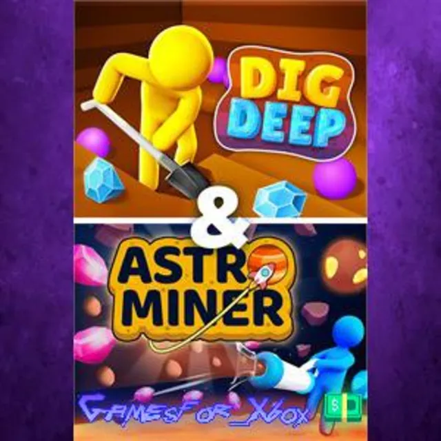 ☀️Dig Deep &amp; Astro Miner XBOX