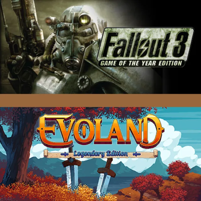 Fallout 3 GOTY + Evoland Legendary Edition EGS АККАУНТ