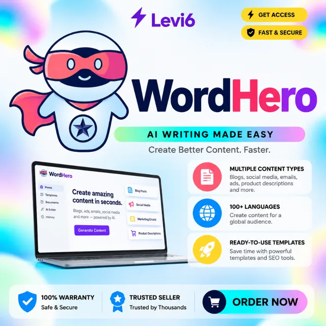 WordHero Premium доступ на 1 месяц