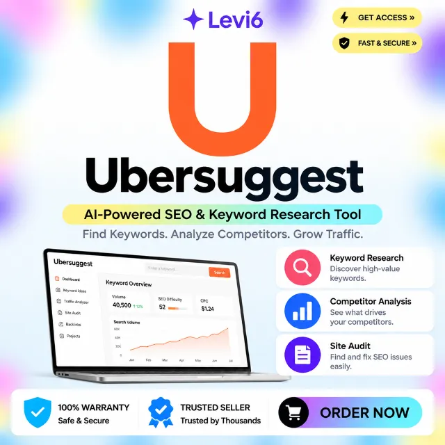 Ubersuggest Eterprise Гарантия 1 месяц