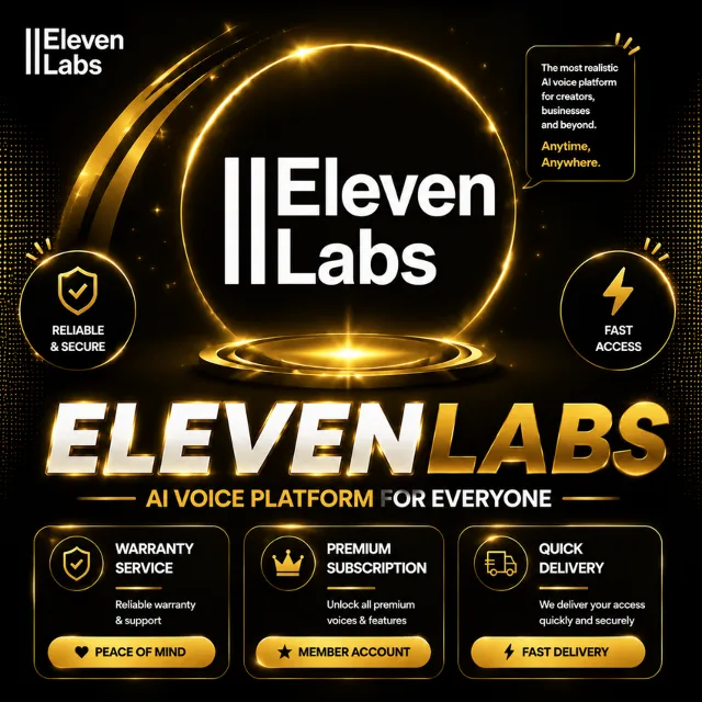 Elevenlabs Creator 100k кредитов Подписка 1 месяц