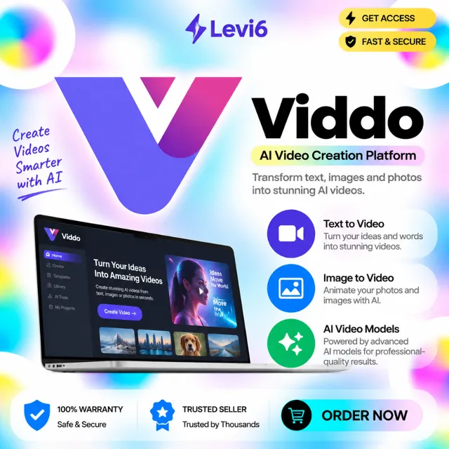 viddo AI - Подписка Basic | Pro | Плюс 1 месяц