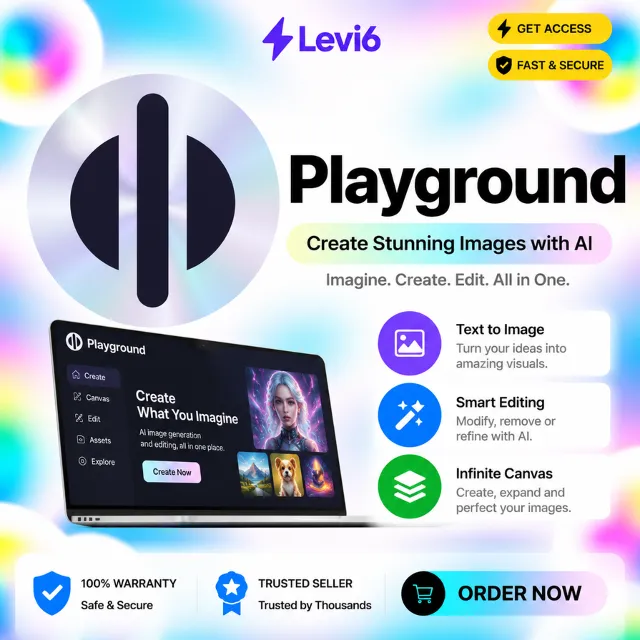 ПОДПИСКА PLAYGROUND AI PRO/PRO PlUS 1 МЕСЯЦ | PLAYGROUND.AI