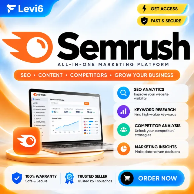 Купить счет Semrush Guru 1Month Premium