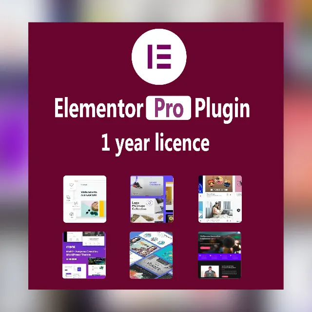 Плагин Elementor Pro (оригинальная лицензия) 1-годовой