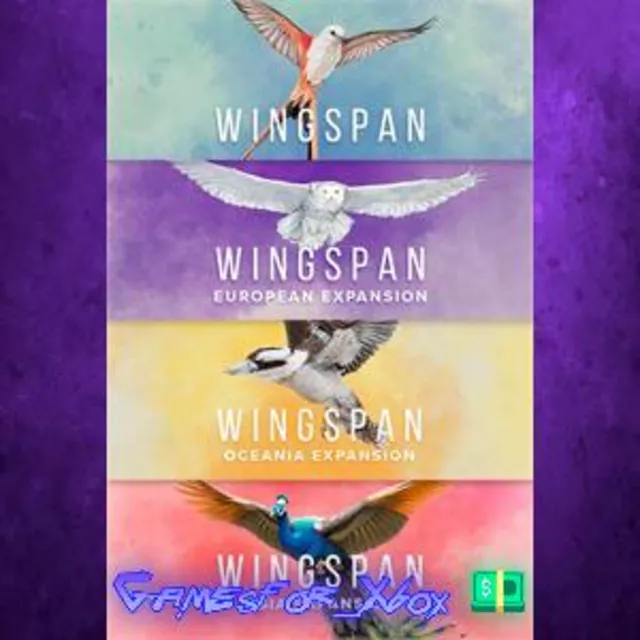 ☀️Wingspan + European + Oceania + Asia XBOX