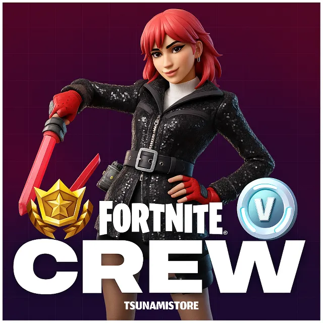 FORTNITE CREW / ОТРЯД / ВСЕ БП + 1000 V-BUCKS - 1 МЕСЯЦ