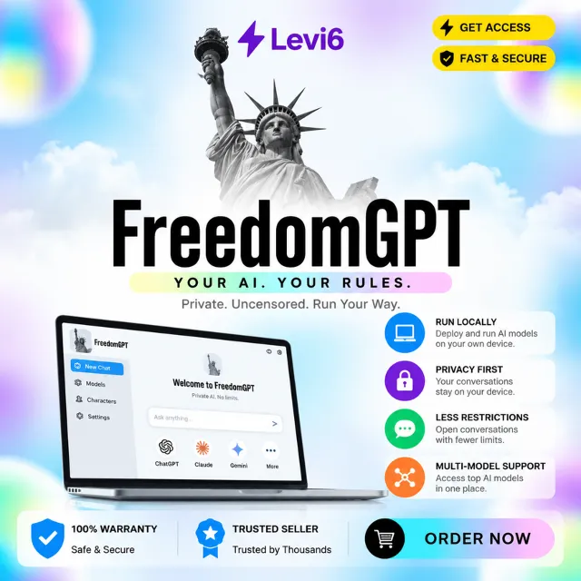 freedomgpt | Премиум-подписка на 1 месяц на вашем аккаунте