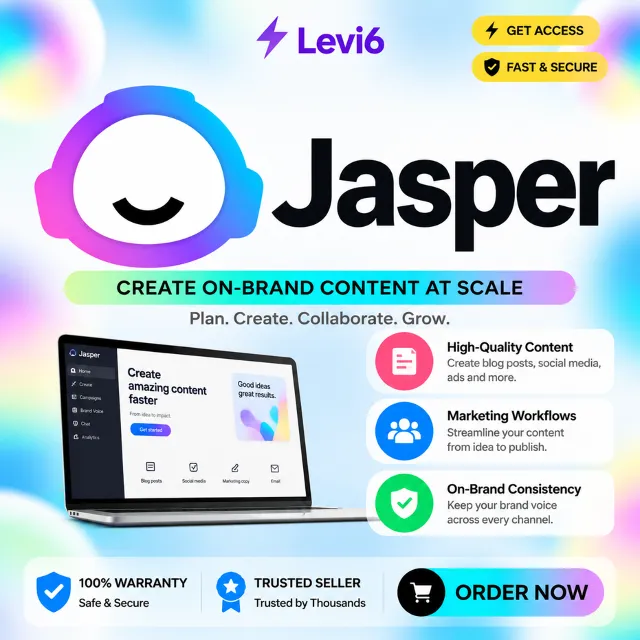 Подписка на Jasper AI Pro на 7 дней