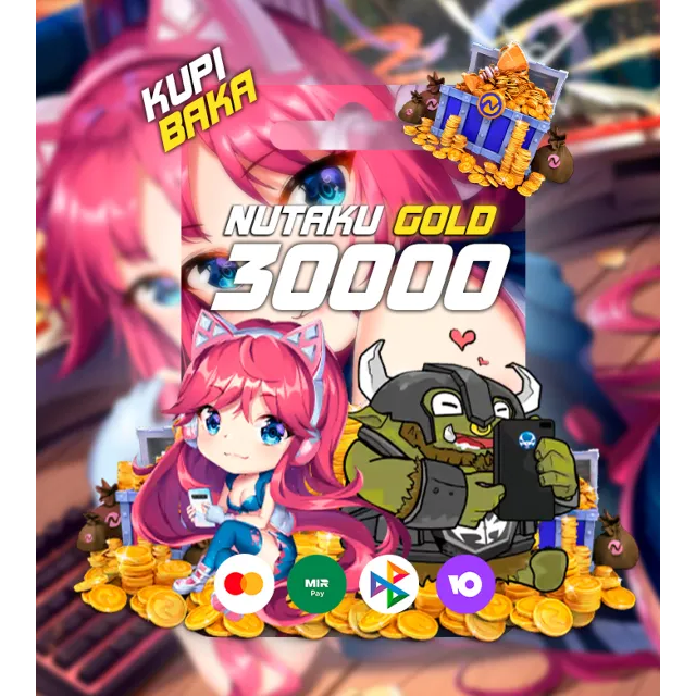 Для России🌌Nutaku🌌30000 Золота🌌Карта оплаты